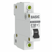 Автоматический выключатель EKF Basic (BA47-29), 1p, 32A, «С»