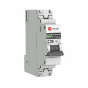 Автоматический выключатель EKF PROxima (BA47-63), 1p, 25A, «С» 4,5kA