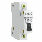 Автоматический выключатель EKF Basic (BA47-29), 1p, 10A, «С»