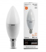 Лампа светодиодная LED E14, GAUSS Elementary Candle, 6W, 2700K (LD33116)