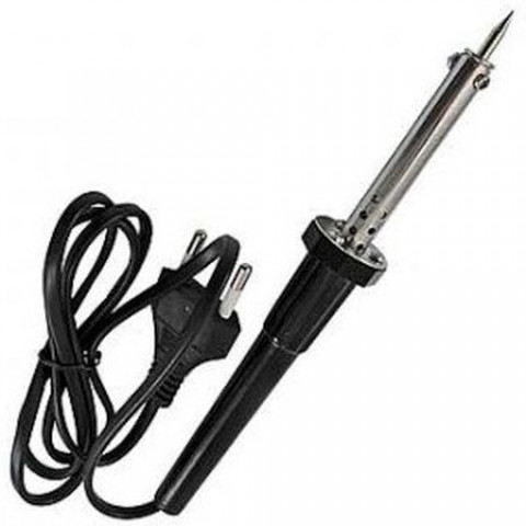 Электропаяльник 25W, 220V (карболит)