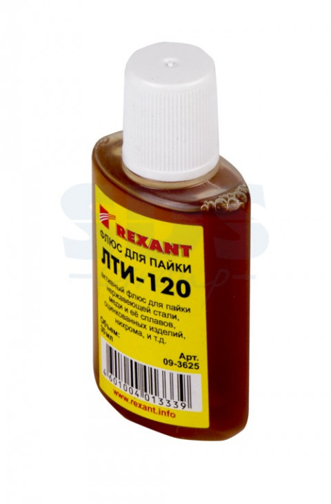 Флюс для пайки ЛТИ-120, 30мл, REXANT