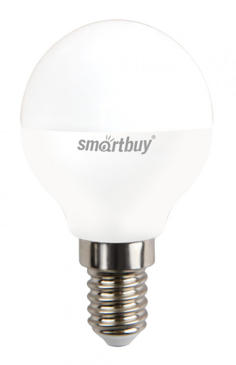 Лампа светодиодная LED E14, Smartbuy P45, 7W, 3000K