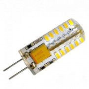 Лампа светодиодная LED G4, 3.5W, 3000K, силикон