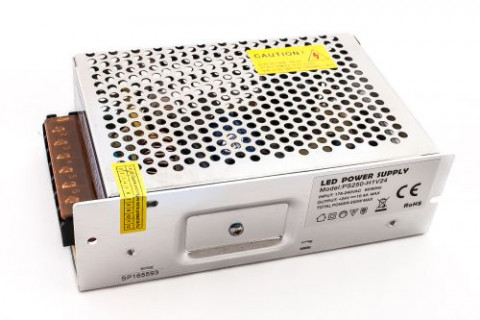 Блок питания IP20, 12V, 20А, 250W, 198*110*50, без вентилятора