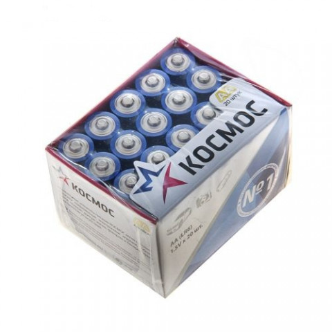 Батарейка Космос LR6 (AA) Alkaline, 1.5V