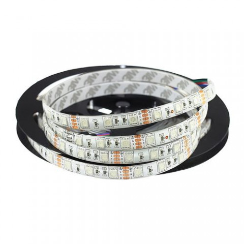 Лента светодиодная SMD 5050, 60LED/m, IP20, 12V, 14.4W, RGB, 1 метр, SWG