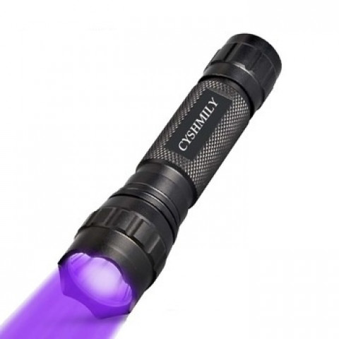 Фонарь светодиодный 501B, 10W (18650), ультрафиолетовый
