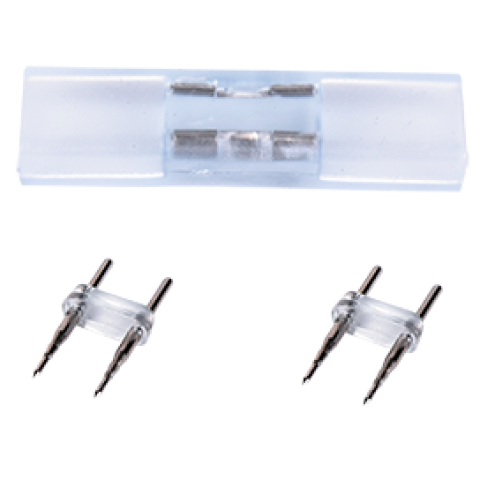 Ecola LED strip 220V connector комплект для упрощен. соединения лента-лента 2-х конт. для ленты IP68 14x7 (SCNN14ESB)