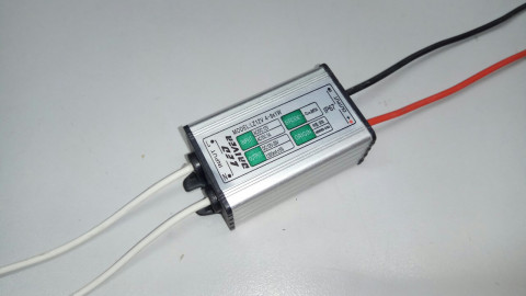 Драйвер LZ12V 4-9x1W, input 12v, output 12-36v, 300mA, IP67