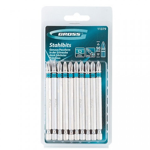 Бита PH2 х 90мм, сталь S2, GROSS (11379)