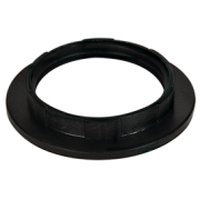 Кольцо дополнительное к патрону E27, черный, Ecola base (RB7SPBEAY)