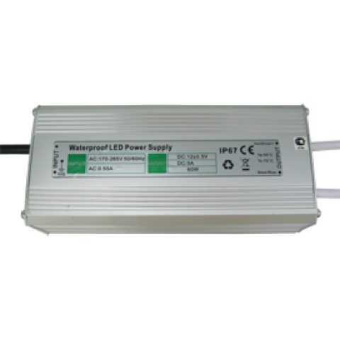 Блок питания Ecola LED Strip Power Supply 60W, 220V-12V IP67 (B7L060ESB)