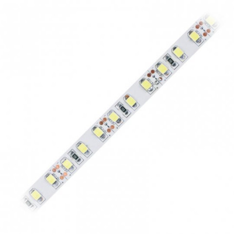 Лента светодиодная Uniel ULS-Q330 2835-120LED-m-8mm-IP20-DC12V-9.6W-m-5M-6500K, гибкая на самоклеящейся основе, катушка 5м (1 метр) (UL-00004539)