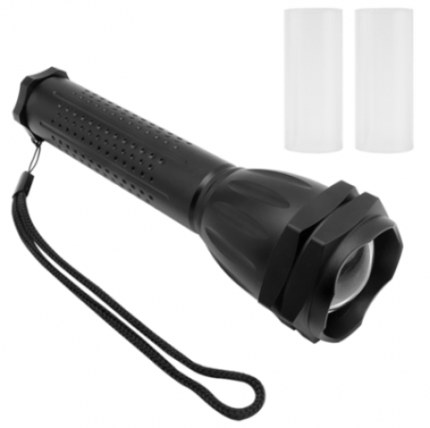Фонарь светодиодный BORUIT YHX-0331, XHP-70, 30W, 1000Lm, 2*18650/26650 Li-ion,+ зарядное устройство