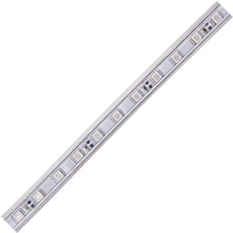 Лента светодиодная Ecola LED Strip, 220V, STD, 14.4W/m, IP68, 14x7, 60Led/m, Green зеленая лента (SA5G14ESB)