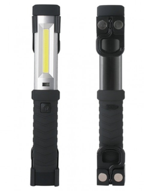 Фонарь светодиодный BORUIT YHX-0381 Worklight Rechargeable 3W, COB-матрица,  магнитное основание