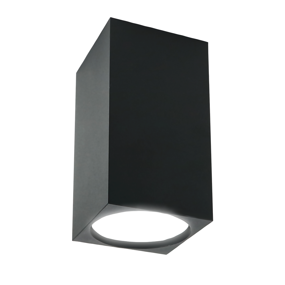 Светильник светодиодный накладной EKS под лампу gu10, ART BLOCK, 55×55×100, черный