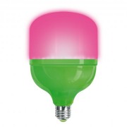 Лампа для растений LED-M80-20W/SPSB/E27/FR PLS55GR, форма «M», матовая колба, IP54, спектр для фотосинтеза