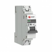 Автоматический выключатель EKF PROxima (BA47-63), 1p, 16A, «С»