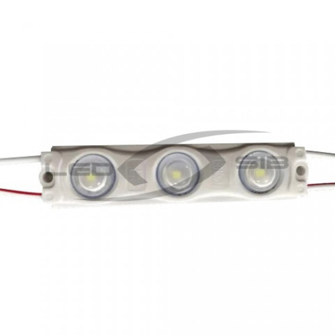 Модуль светодиодный LS с линзой A3 SMD 2835/3LED, 70х16х5мм, 1.5W, 160Lm, IP65, 160 град. 6500K (белый холодный)