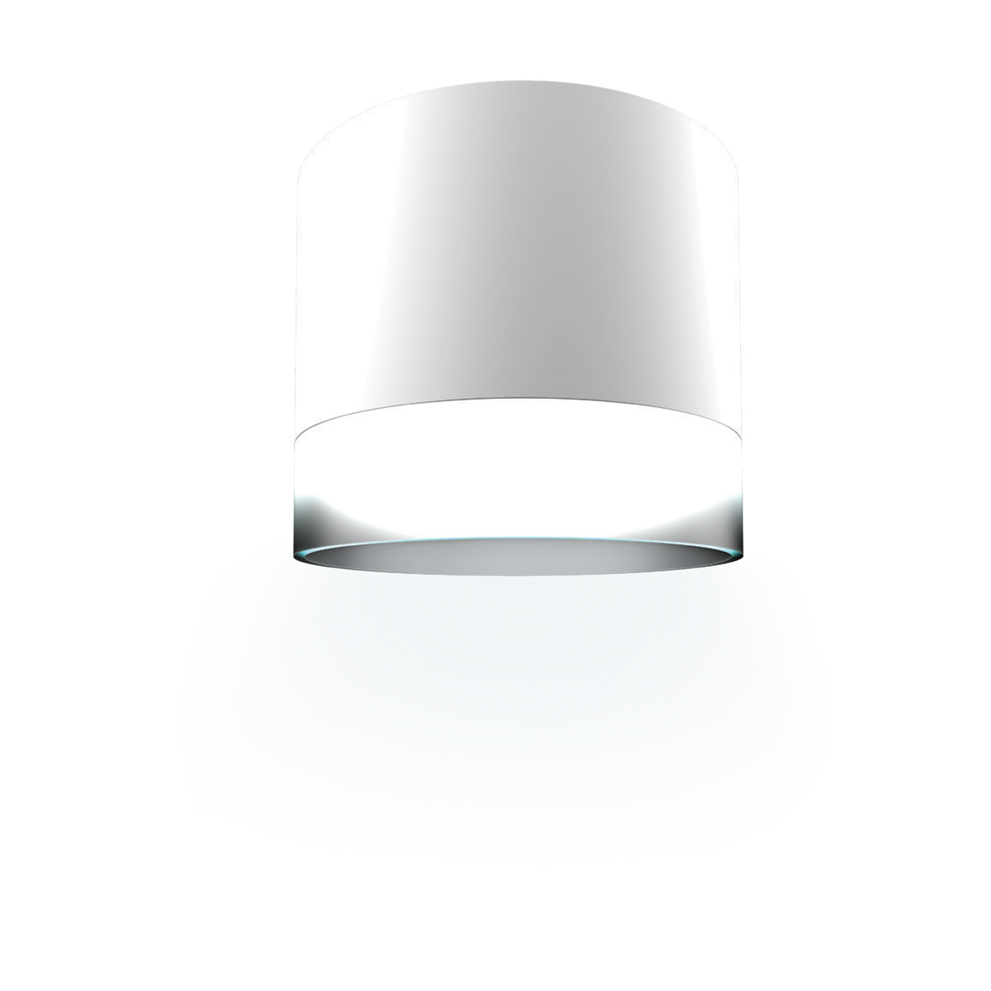 Светильник накладной, цилиндр ARTON, 85×70мм, GX53, алюминий/стекло белый, Ritter (59946 3)