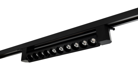 Светильник светодиодный трековый поворотный EKS, ART STARLINE 30W, 4000K, D470*34*46, однофазный, черный