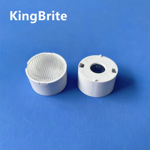 Коллиматор для светодиода  под корпус, Smd 25*45 градусов, d-21.5* H-11.5mm, white (KingBrite) (KB-H20-2545-5050)