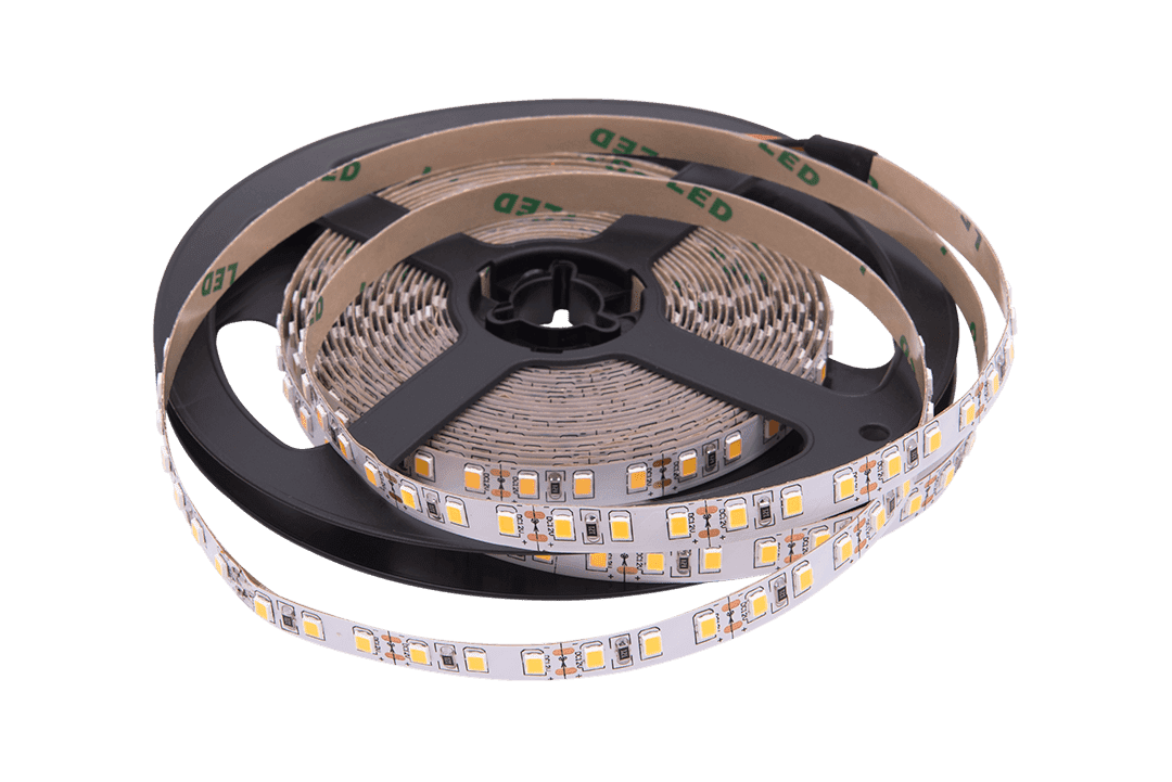 Лента светодиодная SMD 2835, 120LED/m, IP20, 12V, 10W, 3000K, 8 mm (10м)