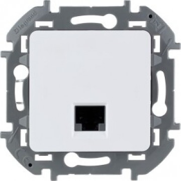 Розетка информационная Legrand INSPIRIA, RJ45, кат.5Е UTP, антрацит (673828)