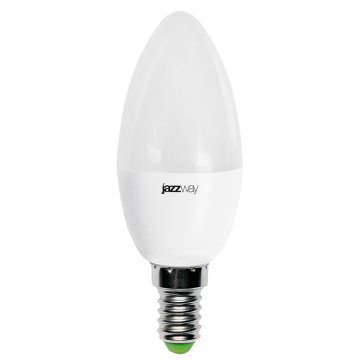 Лампа светодиодная LED E14, Jazzway PLED-DIM C37, 7W, 4000K, 540Lm, 230V/50Hz