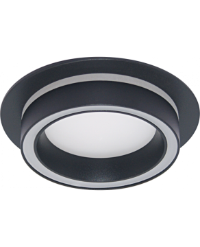Светильник встраиваемый Deita home круг TERRA, GX53, d-110мм, черный