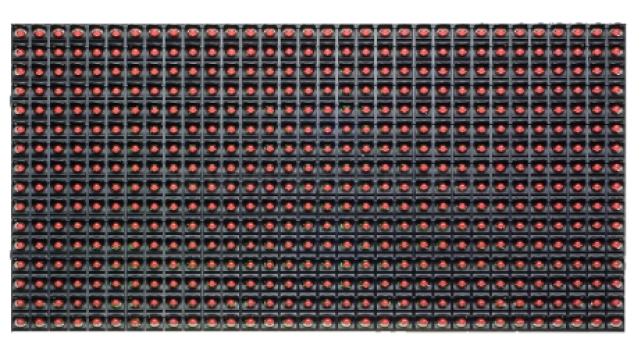 Модуль светодиодный P10, 32x16, красный, Cailiang