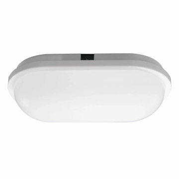 Светильник светодиодный герметичный LE LED OBL WH, 30W, 3000Lm, 3000K/4000K/6500K, белый, овальный, 146х271х76 мм, LEEK