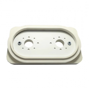 Платформа теневая белая овал DUO под светильник ART GU10 160x90x20мм