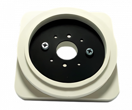 Платформа теневая черная круг под светильник ART GU10 90x90x20мм