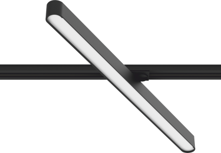 Светильник светодиодный трековый поворотный EKS, ART MONOLIT PRO 40W, 4000K, D570*33*46, однофазный, черный